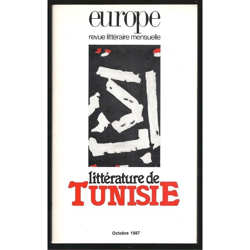 Europe : Littérature de Tunisie.