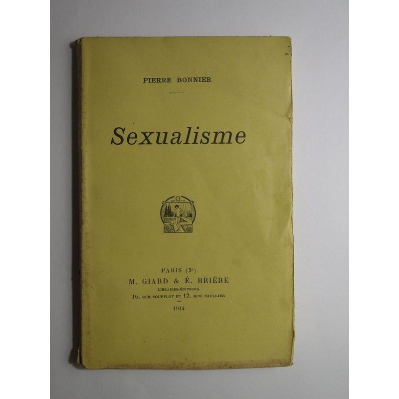 Pierre Bonnier : Sexualisme