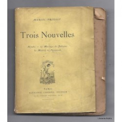 PREVOST Marcel : Trois Nouvelles. Nimba