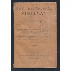 La Mission Scientifique du Maroc : Revue du monde musulman. Tome XXXV.Edition originale.