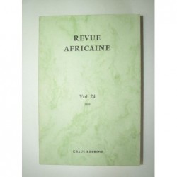 : Revue Africaine. Journal des travaux de la Société Historique Algérienne. Volume 24.