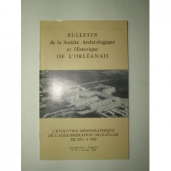 INGRAIN Edouard : L'Evolution démographique de l'agglomération orléanaise de 1954 à 1982.