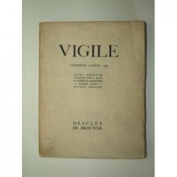 Collectif : Vigile . Troisième cahier 1931.(Revue littéraire)