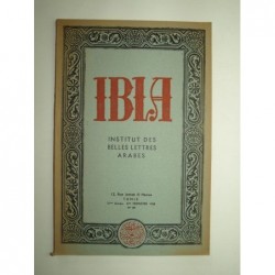 : IBLA. Revue de l'Institut des Belles Lettres Arabes. Numéro 84.