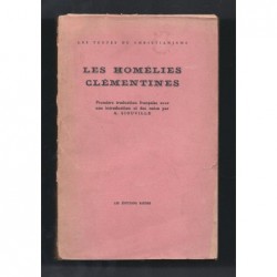 A. SIOUVILE : Les Homélies Clémentines