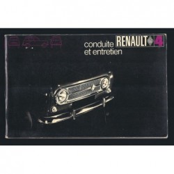 : Renault 4. Conduite et entretien limousine et fourgonnette.