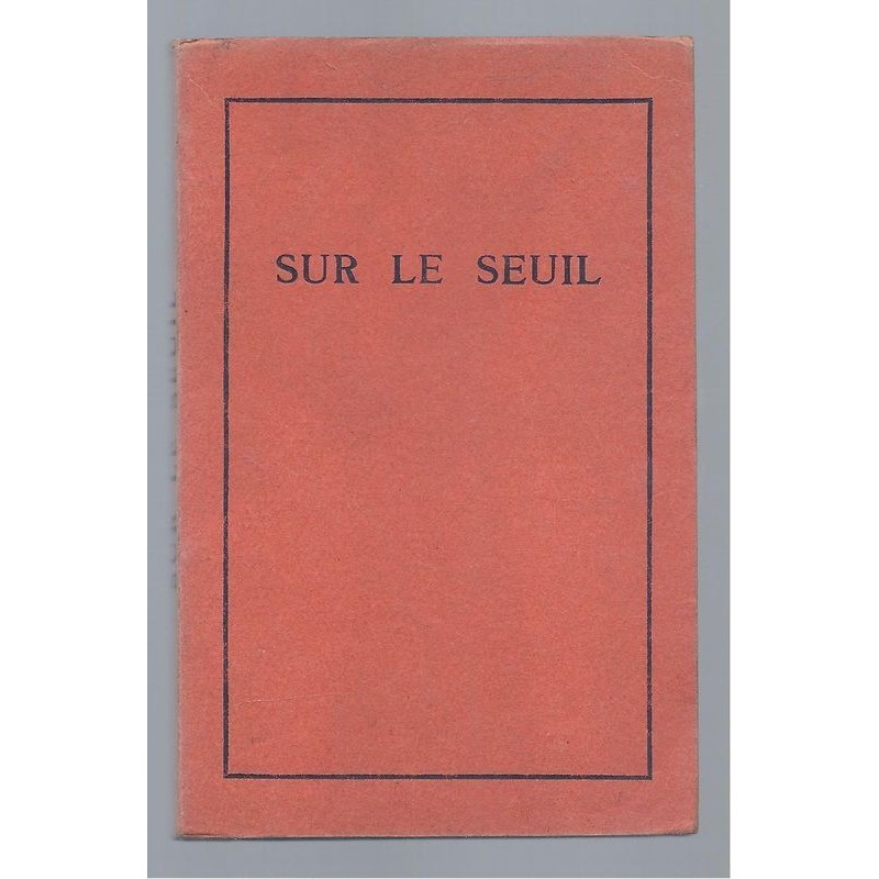 Bibliothèque Théosophique : Sur le Seuil.