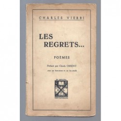 VIERBI Charles : Les Regrets... Poèmes. Envoi de l'auteur.