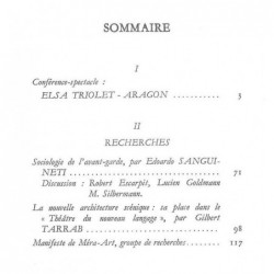  Jean Louis Barrault. :  Elsa Triolet. Aragon. Edoardo Sanguineti.