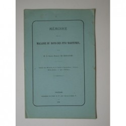 Baron Euxode de Morogues : Mémoire sur la maladie du rond des pins maritimes.