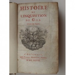 [DELLON Charles] : Histoire de l'Inquisition de Goa.