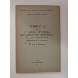Catalogue des inventaires