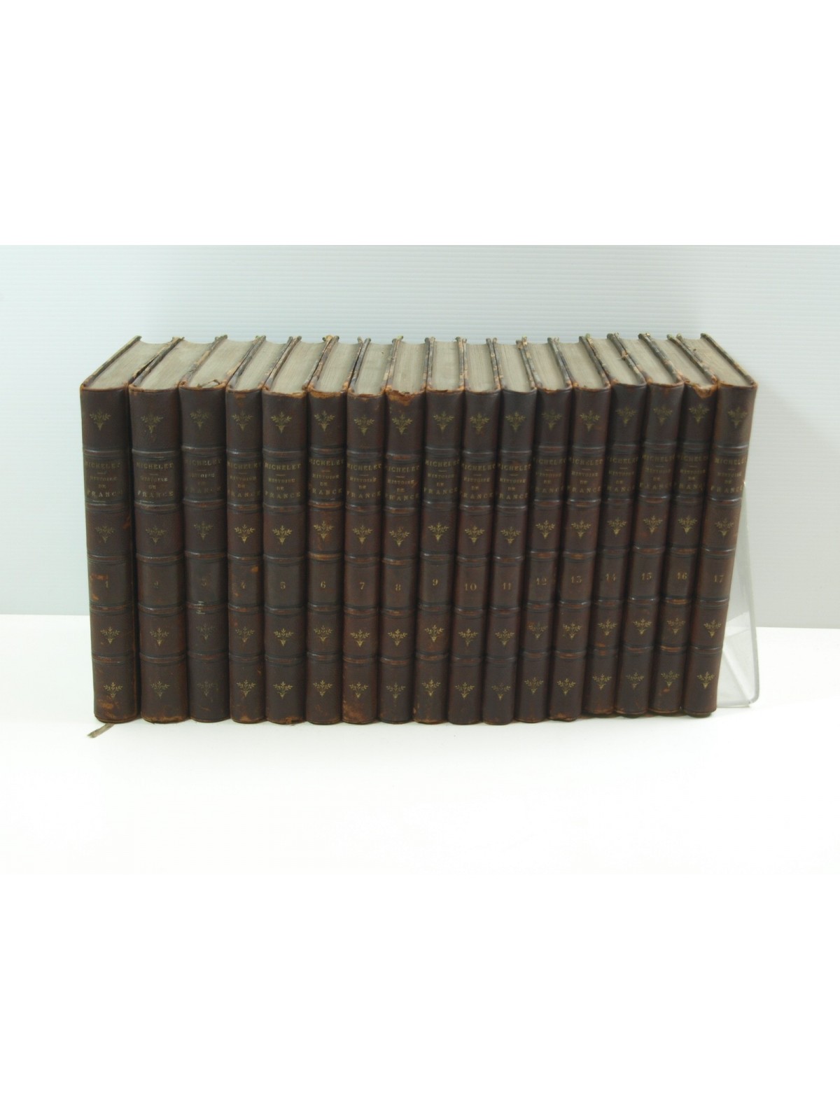 Michelet Jules : Histoire de france. 17 volumes. Complet