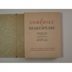  Berthold Mahn (ill.) : Les Comédies de Shakespeare. 7 vol. Complet