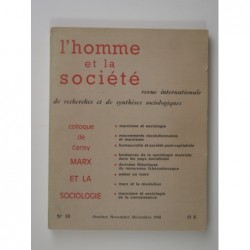 Collectif : Colloque de Cerisy Marx et la sociologie