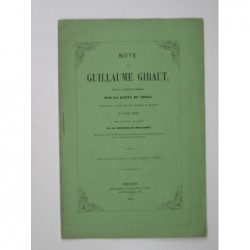 Boucher de molandon : Note de Guillaume Giraut sur la levée du siège