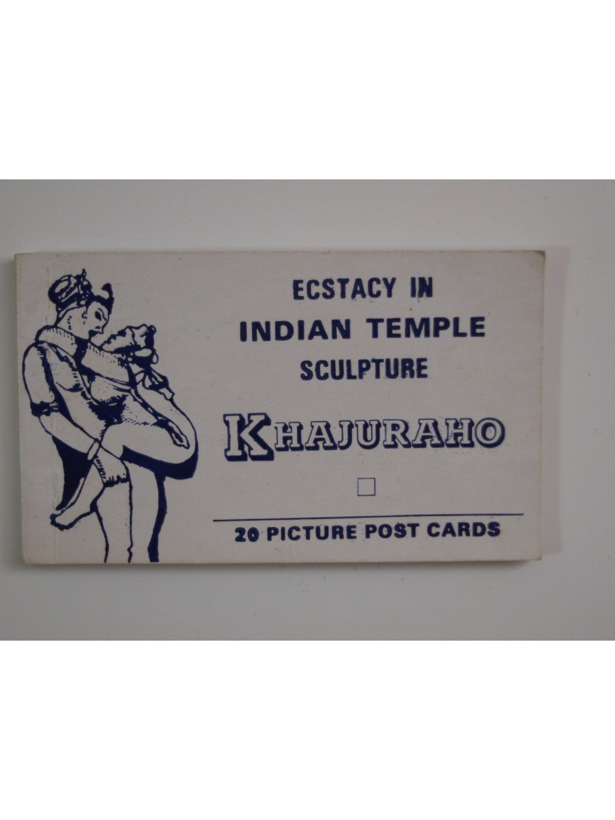 Ecstacy in Indian Temple Sculpture. Khajurâho. 20 Colour Picture Post Cards.