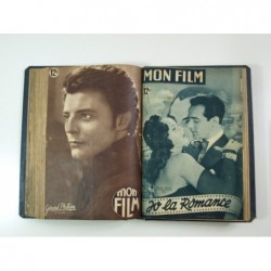 Revue Mon film. 77 numéros reliés. 1947-1951