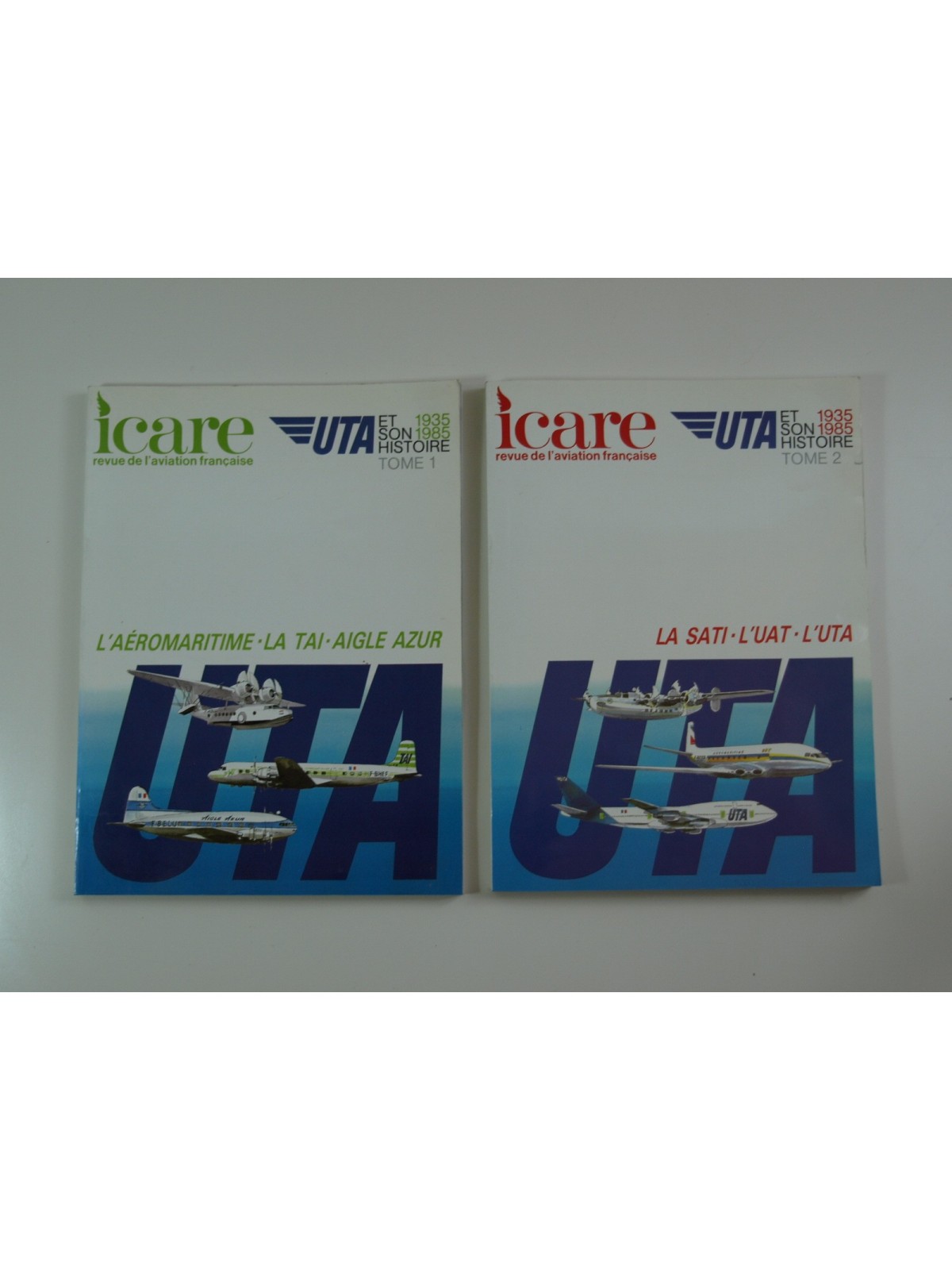 Revue Icare : UTA et son histoire 1935-1985. 2 tomes. N°115-117. Complet