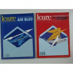 Revue Icare N°124 et 126 : L'aviation postale. Tomes 1 et 2. Complet