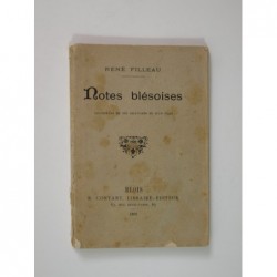 Filleau René  : Notes Blésoises