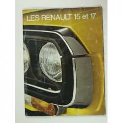 Les Renault 15 et 17. Brochure publicitaire