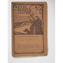 J. PIERRE (directeur) : Revue du Berry et du Centre. Juillet