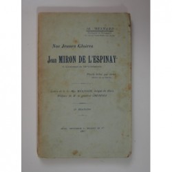 Besnard A. : Nos jeunes gloires. Jean Miron de l'Espinay