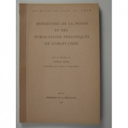 Burel Thérèse : Répertoire des publications périodiques de Loir-et-Cher.