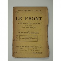 Le front. Atlas dépliant de cette carte en couleur faisant suite au fascicule 39