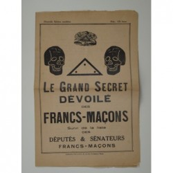 Le grand secret dévoilé des francs-maçons. Liste des députés francs-maçons