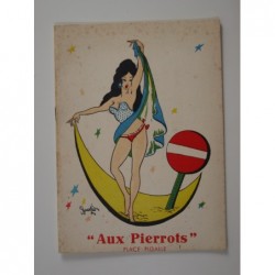 Slama Nico (illustration) : "Aux Pierrots". Place Pigalle. Programme illustré