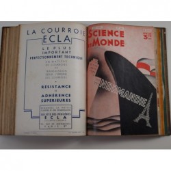 : Sciences et monde. 12 numéros en reliure éditeur. 1934-1935