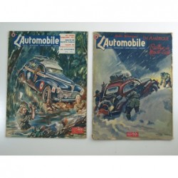 Géo Ham (illustration) : L'automobile n°46 et n°58 février 1950 - février 1951