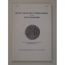 Revue française d'héraldique et de sigillographie. N°62-63