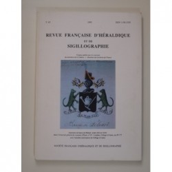 Revue française d'héraldique et de sigillographie. N°65