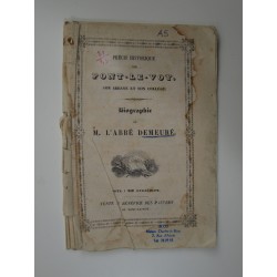 Précis historique sur Pont-le-Voy. Biographie de M. l’abbé Demeuré