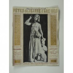 : Fêtes de Jeanne d'Arc. Programme 1925