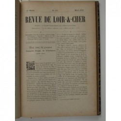 Revue de Loir et Cher. Années 1902-1903