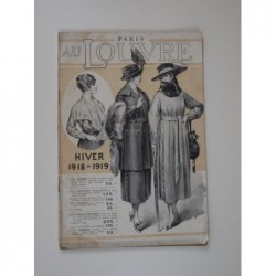Au Louvre. Catalogue Hiver 1918-1919