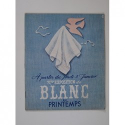 Au Printemps. 71e exposition de blanc.  Catalogue 1939