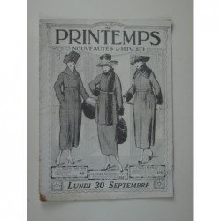 Au Printemps. Nouveautés d'hiver. Catalogue 1918