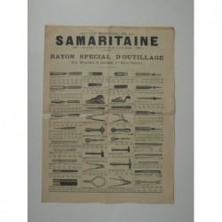 La Samaritaine. Rayon d'outillage pour menuisiers et amateurs. Catalogue 1902