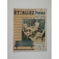 Au Châtelet. Établissements Allez Frères. Meubles de jardin. Catalogue mai 1936