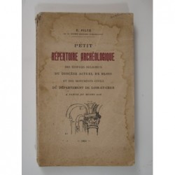 Petit répertoire archéologique des édifices religieux du diocèse de Blois