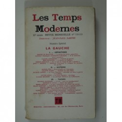 Revue Les Temps modernes N° 112-113 : Numéro spécial : La gauche.