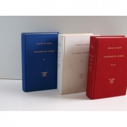 De Gaulle Charles : Mémoires de guerre. 3 tomes