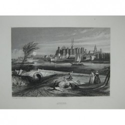 Rouargue : Album pittoresque des châteaux et ruines de la Loire. 20 gravures.